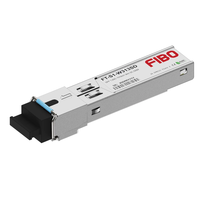 SFP Трансивер FIBO 1000BASE-BX-U модуль 1310/1550нм 3км