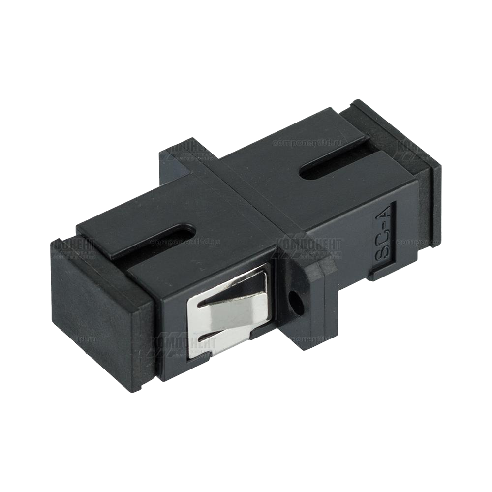 Адаптер оптический SC/UPC SM simplex (черный)