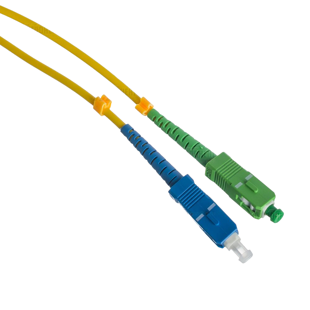 Патч-корд оптический SC/UPC-SC/APC SM (9/125мкм) simplex (3.0мм) 1.5м