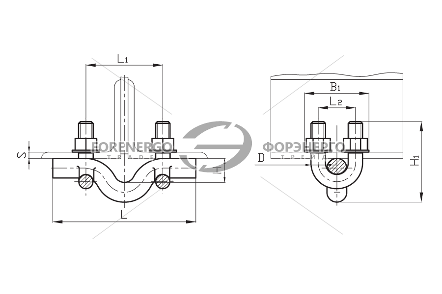 Узел крепления КГ-12-3 